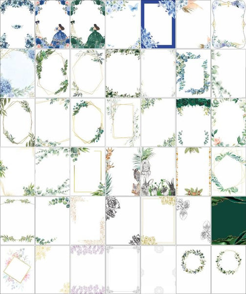 10pcs Custom Mirror Gold Acrylic Wedding Invitations,Birthday Invitation,Acrylic Menu Cards - Kdecoration