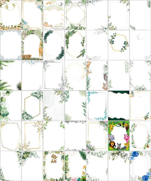 10pcs Custom Acrylic Menu Cards with Base,Menu Cards,Acrylic Wedding Invitations,Transparent Acrylic Invites - Kdecoration