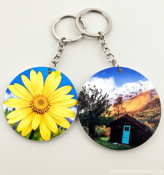 10pcs Custom Double-printed Acrylic Keychain,Key Chain,Keyring Keychain,Key Holder for Birthday Gift Favors - Kdecoration