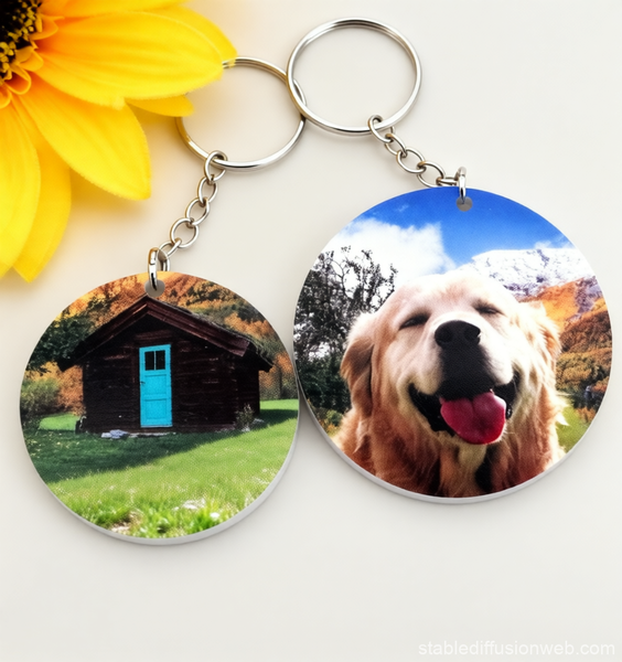 10pcs Custom Double-printed Acrylic Keychain,Key Chain,Keyring Keychain,Key Holder for Birthday Gift Favors - Kdecoration