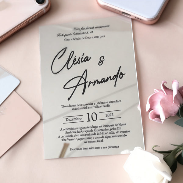 Acrylic Birthday Invitations,10pcs Acrylic Wedding Invitation,Acrylic Invitation free design