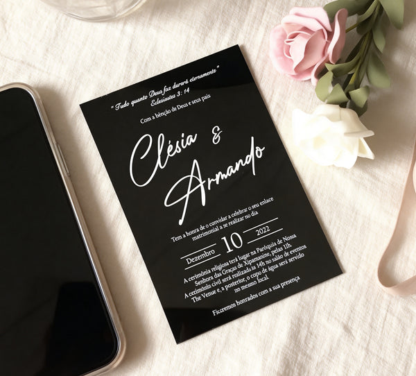 Acrylic Birthday Invitations,10pcs Acrylic Wedding Invitation,Acrylic Invitation free design
