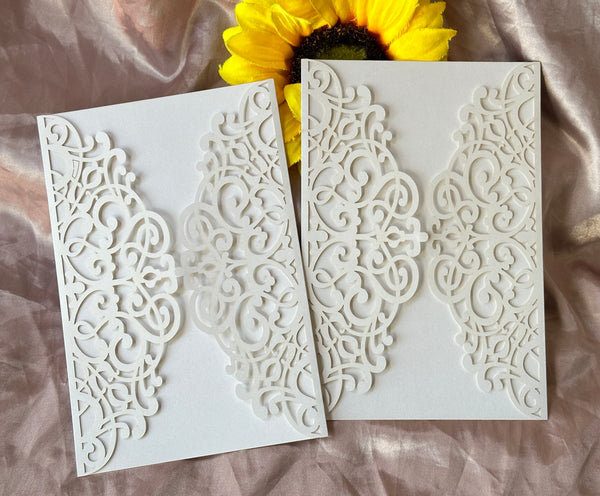 50 Stück Geburtstagseinladungskarten, Einladungen zum Hochzeitstag, handgefertigte Hochzeitskarten