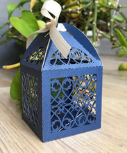 100pieces gift Box,Laser Cut Wedding Favor Boxes,Gift Packaging Box with ribbon - Kdecoration