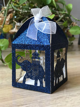 100pcs Elephant Glitter Paper Elephant Small Gift Boxes,Laser Cut Wedding Favor Boxes - Kdecoration