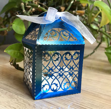 100pcs Metallic paper Wedding Favor Boxes,small Gift Packaging Boxes,Laser Cut Gift Boxes - Kdecoration