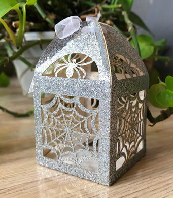 100pcs Glitter small chocolate gift boxes,souvenirs box,Laser Cut wedding favor boxes - Kdecoration