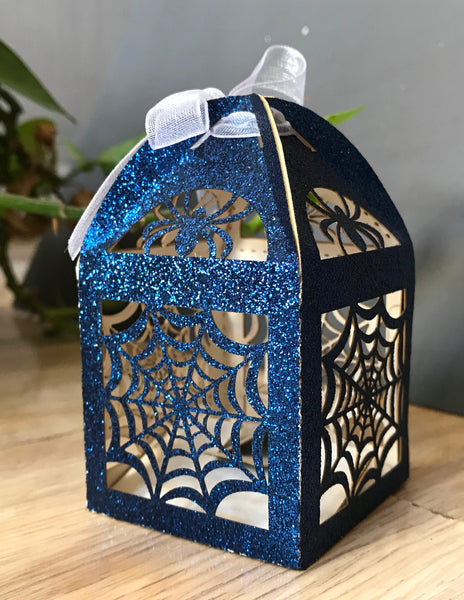 100pcs Glitter small chocolate gift boxes,souvenirs box,Laser Cut wedding favor boxes - Kdecoration