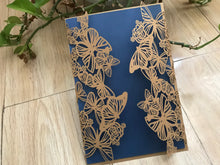 50pcs Butterfly Laser Cut Wedding Invitations,Baby Shower Birthday Invitations - Kdecoration