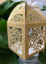 100pcs Glitter Paper Gold Wedding Favors for Guests,laser cut Wedding Favor Boxes - Kdecoration