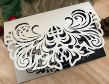 50pcs custom pocket laser cut invitations cards,customize laser cut wedding invitations - Kdecoration