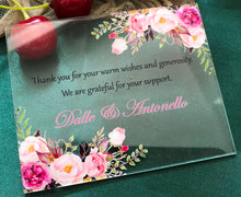 custom printing 10pcs Acrylic Thank you card,Acrylic Invitation,Acrylic RSVP cards - Kdecoration