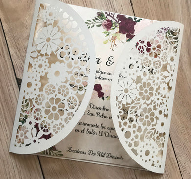 50pcs wedding invite cards,Sweet Sixteen Birthday Invitations,baby shower invitation cards - Kdecoration