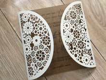 50pcs Pearl Cream Laser Cut Wedding Cards,Birthday Invitations,baby shower invitations - Kdecoration