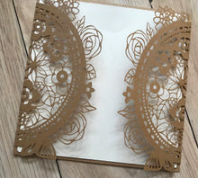 50pcs custom pearl paper Laser Cut Invitations cards,Wedding Cards,Engagement Invitations - Kdecoration