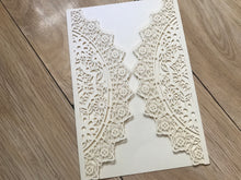 50pcs Pearl Cream Laser Cut Invitations,Wedding Invitations,Invitations Cards,Bridal Shower Invitations - Kdecoration