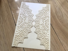 50pcs Pearl Cream Laser Cut Invitations,Wedding Invitations,Invitations Cards,Bridal Shower Invitations - Kdecoration