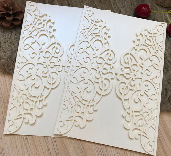 50pcs custom laser cut birthday invitations,laser cut invite cards,laser cut wedding invitations cards,engagement invitations cards,laser cut invitations cards,bridal shower invitations covers - Kdecoration
