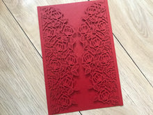 50pcs Pearl Red Grape Laser Cut Invitations,rustic graduation invitations,wedding party invitation - Kdecoration