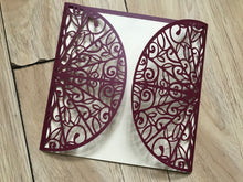 50pcs Laser Cut Wedding Invitation,Invitation Cards,Bridal Shower Party Invitations - Kdecoration