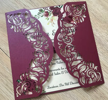 50pcs laser cut invites covers,unique Wedding invite Cards,custom laser cut Invitations cards - Kdecoration