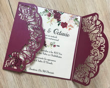 50pcs laser cut invites covers,unique Wedding invite Cards,custom laser cut Invitations cards - Kdecoration