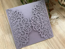 50pcs Colorful Floral Laser cut Invitations,Beautiful Laser Cut Wedding Cards,Invitation Cards - Kdecoration