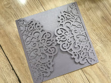 50pcs Colorful Floral Laser cut Invitations,Beautiful Laser Cut Wedding Cards,Invitation Cards - Kdecoration