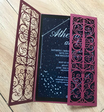 50pcs custom pearl paper laser cut Invitations,Laser Cut Wedding Cards,birthday Invite Covers - Kdecoration