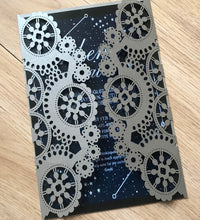 50pcs pearl silver Seahorse Laser Cut Invitations,birthday invitation cards,laser cut invite - Kdecoration