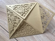 50pcs Birthday Invite covers,Laser Cut Wedding invite Cards,4flaps laser Cut Invitations Cards - Kdecoration