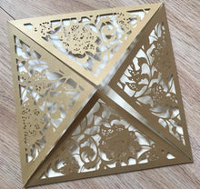 50pcs Birthday Invite covers,Laser Cut Wedding invite Cards,4flaps laser Cut Invitations Cards - Kdecoration