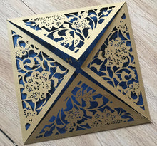 50pcs Birthday Invite covers,Laser Cut Wedding invite Cards,4flaps laser Cut Invitations Cards - Kdecoration