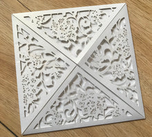 50pcs laser cut Wedding Invitation cards,4flaps laser Cut Invitations Cards,Engagement Invitations - Kdecoration