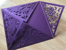 50pcs laser Cut Invitations Cards,Engagement Invitations,bridal shower invite covers - Kdecoration