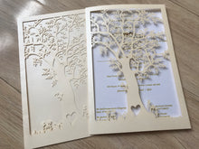 50pcs Tree Laser Cut wedding invitatins,Invitation Cards,laser cut Wedding Cards,Invite Covers - Kdecoration