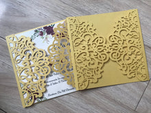 50pcs Laser Cut Wedding invitatons,Sweet 18 birthday Invitations,wedding anniversary invitation - Kdecoration