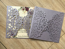 50pcs Laser Cut Wedding invitatons,Sweet 18 birthday Invitations,wedding anniversary invitation - Kdecoration