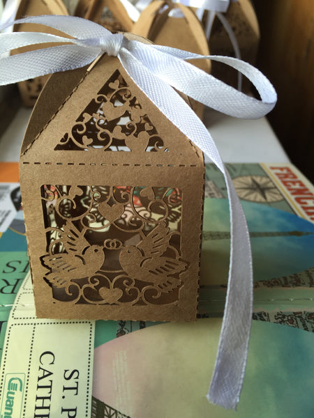 100pcs Kraft Paper Box Gift Boxes,Wedding Favor Boxes Handmade Gift Boxes Handmade Packaging Kraft Packaging Boxes - Kdecoration