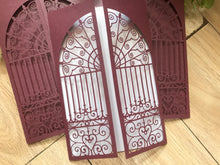 50pcs customiz Gate Laser Cut Wedding Invitations,birthday celebration invitations - Kdecoration