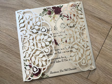 50pcs pearl Cream Laser Cut Wedding Invitations,laser cut wedding Cards,Birthday Invitations - Kdecoration