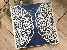 50pcs Leaf laser cut invitation,laser cut wedding invitation,floral invitations - Kdecoration