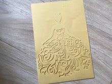 50pcs Pearl Gold Bridal Invitation Cards, Laser Cut Invitations,Laser Cut Wedding Cards - Kdecoration