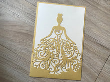 50pcs Pearl Gold Bridal Invitation Cards, Laser Cut Invitations,Laser Cut Wedding Cards - Kdecoration