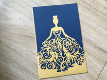 50pcs Pearl Gold Bridal Invitation Cards, Laser Cut Invitations,Laser Cut Wedding Cards - Kdecoration