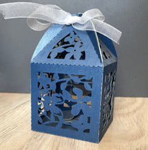 100pcs Laser Cut Wedding Favor Boxes, Small Gift Boxes with Ribbons,Rustic Wedding Decoration Bridal Shower Party Favor Birthday,Candy Boxes - Kdecoration