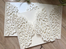 50pcs Colorful Floral Laser cut Invitations,Beautiful Laser Cut Wedding Cards,Invitation Cards - Kdecoration