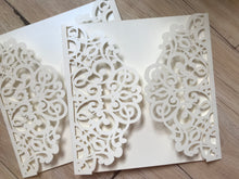 50pcs Colorful Floral Laser cut Invitations,Beautiful Laser Cut Wedding Cards,Invitation Cards - Kdecoration