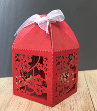 100pcs Pearl Red plum blossom Laser cut wedding favor boxes,personalised favour,Wedding Favors, Gift Packaging Box,Gift Packaging Boxes - Kdecoration