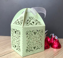 100pcs Pearl Green Small Candy Gift Packaging boxes,Laser Cut Wedding Gift Boxes,Wedding Favors,Bridal Shower Favors - Kdecoration